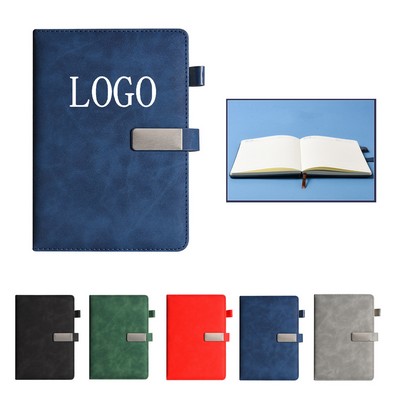 PU Leather Notebook With Magnetic Clasp 8.2" x 5.7"
